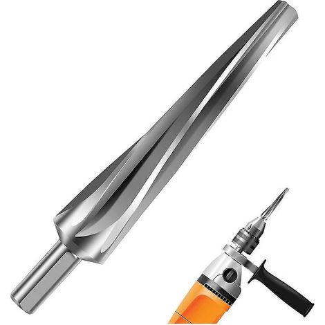 Alésoir conique à extrémité sphérique de 7 degrés, alésoir conique à extrémité sphérique en acier rapide avec queue de 1/2 pouce, W4241 (1/5)