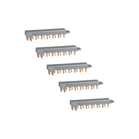 Legrand - Lot de 5 Peignes HX3 optimisu00e9 tu00e9trapolaire - 6 modules - Ru00e9f. : 405200x5 (1/3)