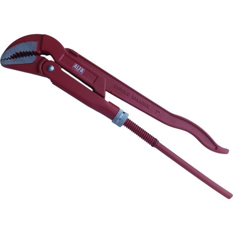 CHIAVE GIRATUBO GIRATUBI SVEDESE PAPPAGALLO Ø1" GANASCIA 45° ART.10 320mm ALFA (1/2)
