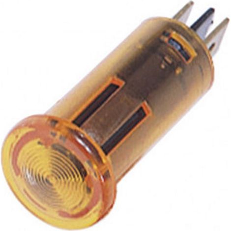 Voyant Lumineux Tubulaire Orange 16mm