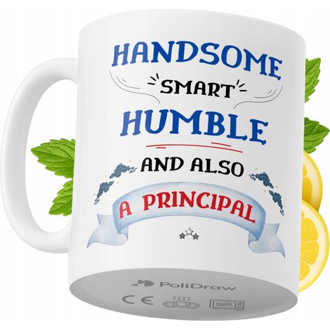Lustige Tasse für Schulleiter – Kaffee- oder Teetasse mit witzigem Textdesign – ideal für Geburtstage, Namenstage, Feiertage und besondere Anlässe. Hochwertige Tasse für Zuhause, Büro und Arbeit. Farb