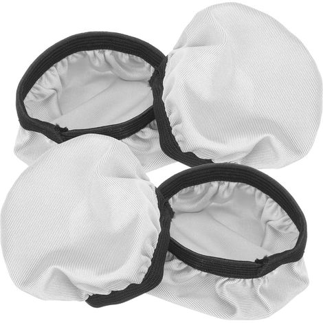 Protège-Oreilles Lavables en Tissu Tricoté Léger et Extensible, Housses D'oreillette Flexibles pour Coussinets de Casque, Lot de 4, Adaptées pour Bibliothèques et Bureaux (1/5)