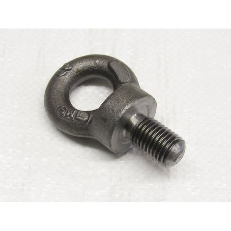 M18 Lifting Eye Bolt - Self Coloured Collared Threaded Eyebolt BS4278 1 Ton 18MM