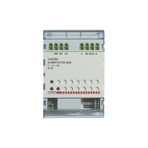 Relais BUS pour cde d’ouverture ou gâche 12 Vcc pour automatismes BTICINO 346260 (1/3)
