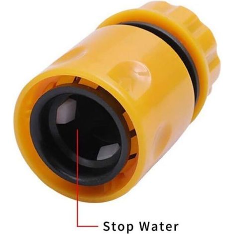 Kit Connecteurs Tuyau Arrosage - 1 2 Pouces Et 3 4 Pouces - Pour Robinet Et Tuyau Jardin - 6 Pièces (1/4)