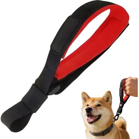 Sangle De Sécuité pou Laisse De Chien,Accessoie D'Éducation Anti-Déapant ésistant pou Chiot,Code Pomenade Coute Chien - pou Poussette Canine Shopping Pac Extéieu Jadin (1/3)