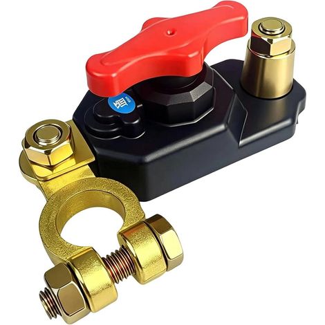 Coupe-Circuit De Batterie Universel,12V Pièces Auto Universelles Rotatives - contrôle batterie voiture - Pour Camion Moto Marine Véhicule Remorque Camping-Car Yacht VTT (1/5)