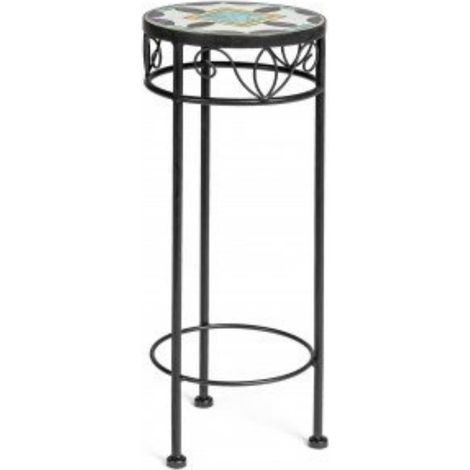 TAVOLINO PORTA VASO ROTONDO POSITANO PICCOLO BIZZOTTO ARREDO GIARDINO ESTERNO