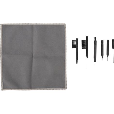 Kit de 7 Pièces pour Nettoyage d'Aides Auditives avec Brosse Multifonction et Chiffon de Séchage (1/5)