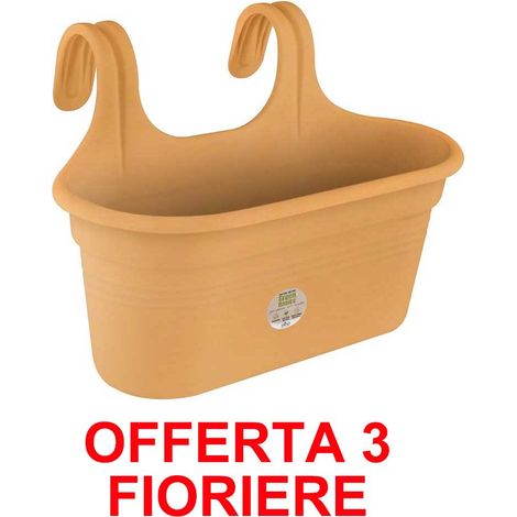 OFFERTA 3 FIORIERA GREEN BASICS EASY HANGER LARGE MILD TERRA ELHO