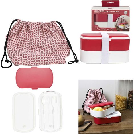 SET PRANZO da 3 pezzi borsa e lunchbox (1/5)