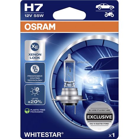 Osram Scheinwerferlampe H7 Whitestar 2.0 Scheinwerferlampe (1/2)