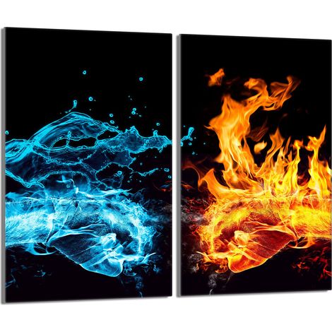 Piastra protettiva in vetro per stufa 2x30x52 Fire (1/5)