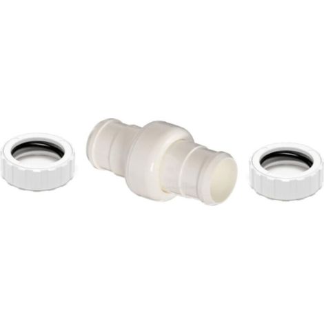Raccordo rotante 9-100-3002 e dado per tubo flessibile 9-100-3109 per lavatrice Polaris 360 - Ricambi (1/5)