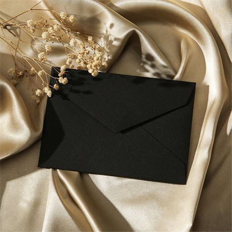 50 Enveloppes qualité supérieure texture lin occidental pour invitations de mariage, papier 250 g, dimensions 16,5 x 11 cm (1/5)