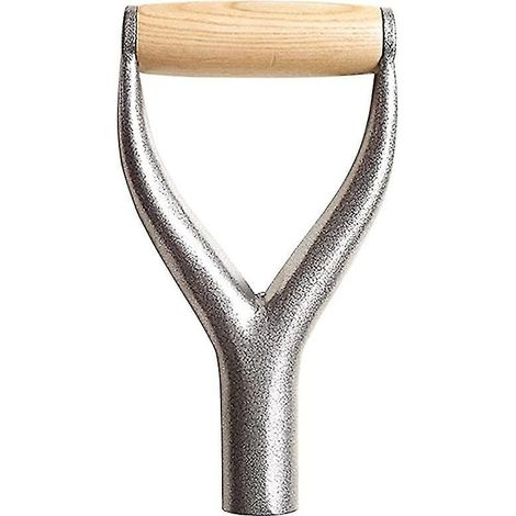 Manche de pelle en fer avec diamètre intérieur, poignée en D/Y, bonne protection des mains, jardin, fer massif, accessoires, outils de jardin pour pelle à neige, creuser, râteau (1/5)