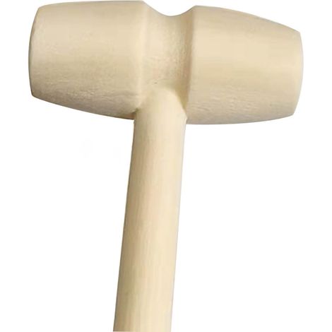 1 Stück Mini-Holzhämmer, zerbrechliche Herzhämmer für Schokolade, Naturholz-Schlägel, Spielzeughammer für Kinder, Meeresfrüchtehämmer, Muschelhämmer.