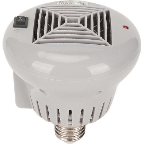 Chauffage soufflant pour animaux de compagnie, 3 niveaux de puissance, sécurité électrique, petit format, pour reptiles et poules, gris, 220 V (1/5)