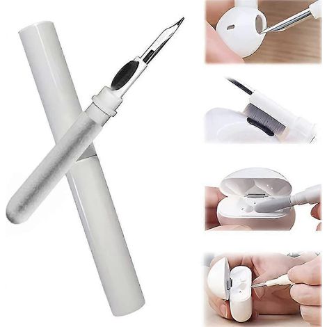 Reinigungsstift für Ohrhörer, Reinigungsbürste für AirPods, Bluetooth-Kopfhörer und Ladecase
