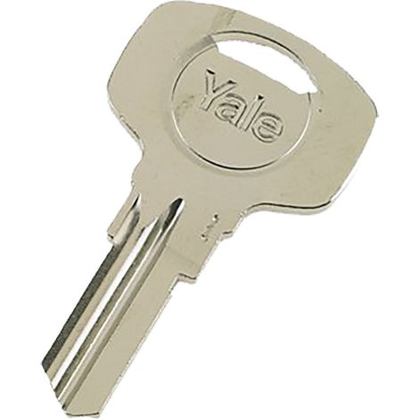 CHIAVE OTTONE NICHELATO lunghezza 23,65 mm - 4 perni- 10 pezzi  - YALE