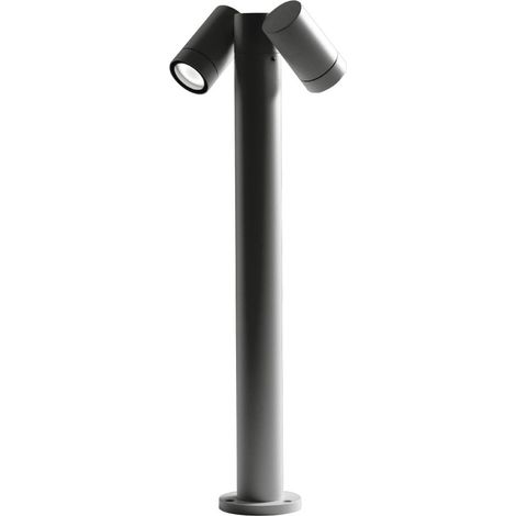 Borne D'Extérieur Ges1123 Structure En Aluminium Moulé Sous Pression Raccordement Gu10 Ip65 Anthracite - Gealuce (1/2)