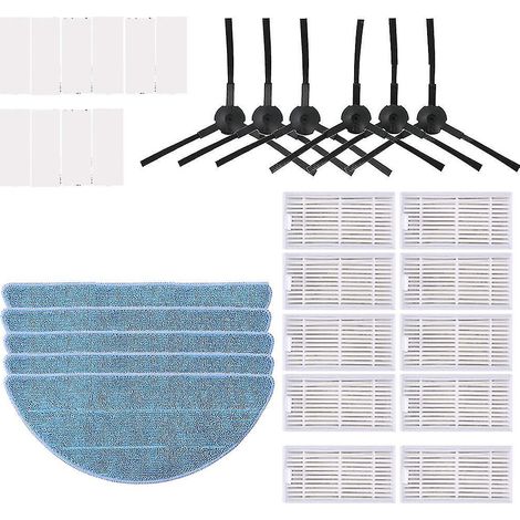 Brosse latérale avec filtre HEPA pour balai à franges Chuwi iLife V5 Pro X5 V5 (1/4)