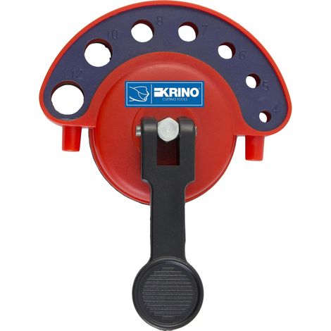 Krino 03121001 - Dima a Ventosa per Foratura precisa Gres, Ceramica e Piastrelle - Rosso e Blu (1/4)
