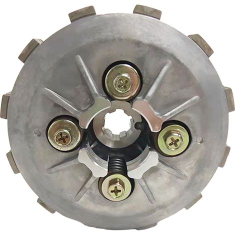 Moyeu de tambour d'embrayage central et plateau de pression de friction pour motos Suzuki GD110, GD115 et GT125 (1/4)