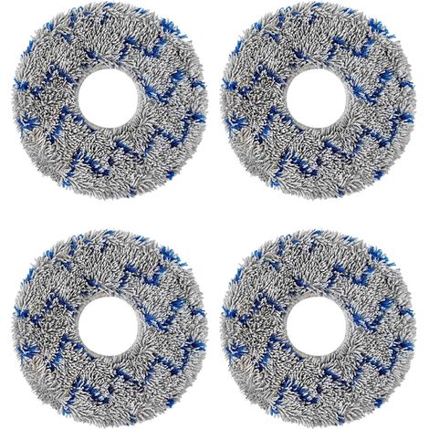 4 Stück Wischtücher für Ecovacs Deebot X1 Omni / X1 Ersatz-Wischpads für T10 Turbo/T10 Staubsaugerroboter (1/5)