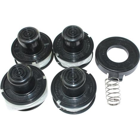 Bobina di filo e tappo per Black & Decker 82300 82310 82312 CST500 CST800 GE600 GE800 GLC12 GL250 GL310 GL360 GLC500 ST200 ST300 ST400 ST1000 ST3000 ST4000 ST4050 ST4400 ST4500 ST5000 ST6500 (1/5)