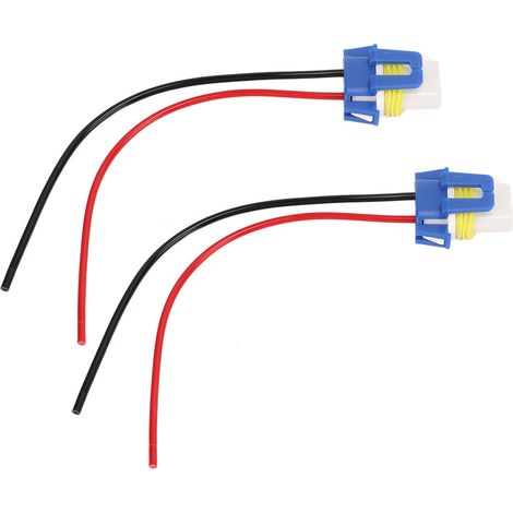 Deux faisceaux de câbles pour supports de lampes LED, légers, pratiques et résistants à la corrosion, adaptés aux phares de voitures, de bateaux, de vélos, etc. (1/5)