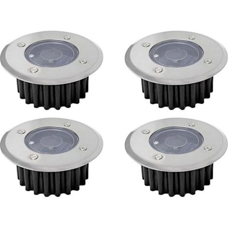 Set of 4 LED Solar Street Lights, Outdoor Lighting, Floor Lamp (1/5)