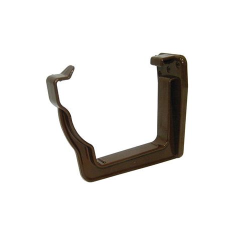 FloPlast Niagara Fascia Bracket Brown - Durable PVC Design