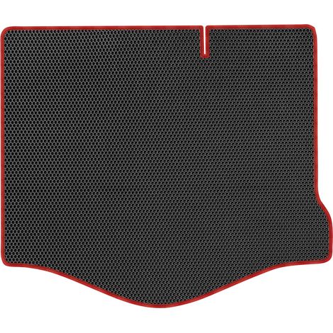 Alfombrilla de maletero de EVA con diseño de panal para Ford Focus II Hatchback (2004-2011) - Negra (1/5)