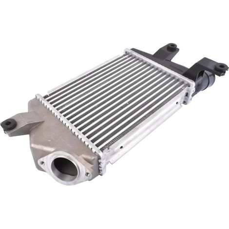 Intercooler, aluminio de alta resistencia, 24 pulgadas x 12 pulgadas x 4 pulgadas, compatible con Mitsubishi Triton L200, diseñado para motores diésel, optimiza la eficiencia del motor. (1/5)