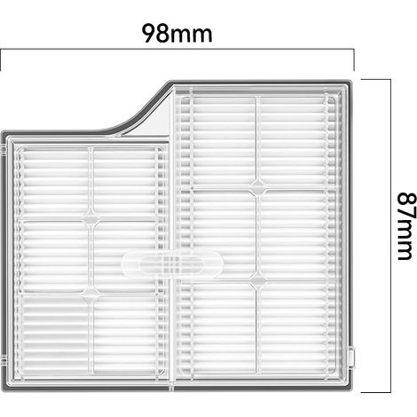 Kompatibel mit Zubehör, HEPA-Filterpatronen und Gittern für die Saugroboter Roborock G30/Saros10. (1/4)