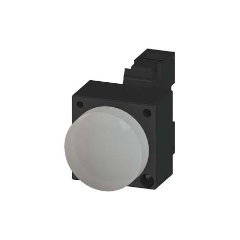 Indicatore Luminoso Liscio Led Integr24V Traspar. (Siemens Cod. 3Sb32526Aa70)