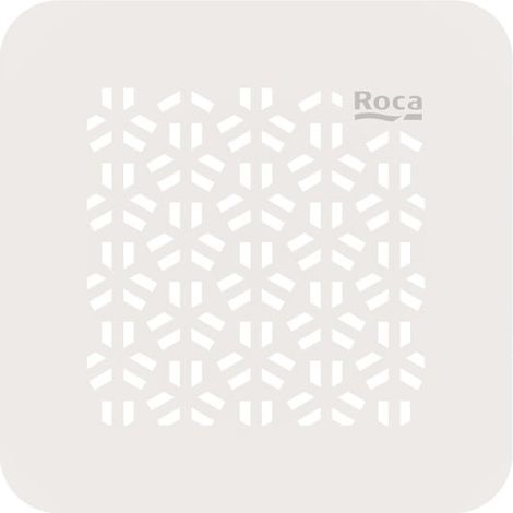 Roca – Grille de vidage en acier inoxydable pour receveur de douche Terran-N – Résistance à la glissance – Couleur blanche – Dimensions adaptées