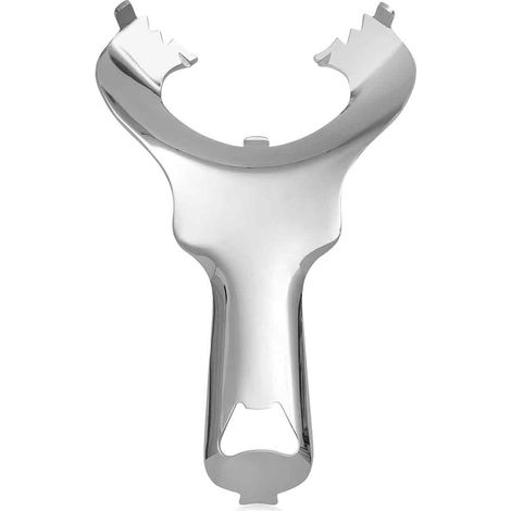 Ouvre-bocal ziertyon pour couvercles de conserves, sans abîmer les couvercles, ouvre-bouteille en acier inoxydable, facile à utiliser grâce à sa fonction manuelle de rotation. (1/5)