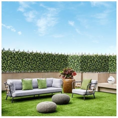 BONERVA MAL1206 LAUREL Jardín Vertical Artificial Pack 4 Piezas 50x50 cm - ref: MAL1206