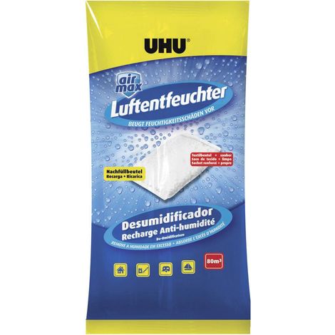 Sachet de recharge pour déshumidificateur UHU Air Max 32 m² blanc (1/4)