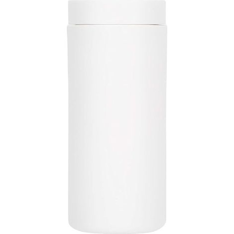 Dispenser di sapone manuale da 240 ml, flacone in morbido silicone, per cucina, bagno e doccia, ricaricabile ed economico (bianco) (1/5)