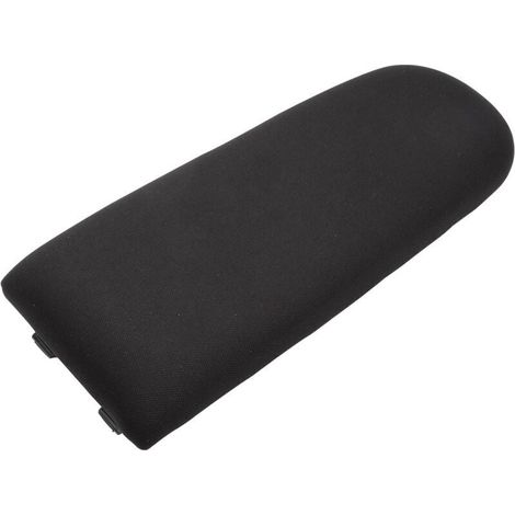 Abdeckung für den Deckel der Mittelkonsolen-Armlehne, kompatibel mit VW Jetta Bora Golf MK4 Polo Skoda Octavia Passat B5, schwarze Stoffpolsterung (1/4)