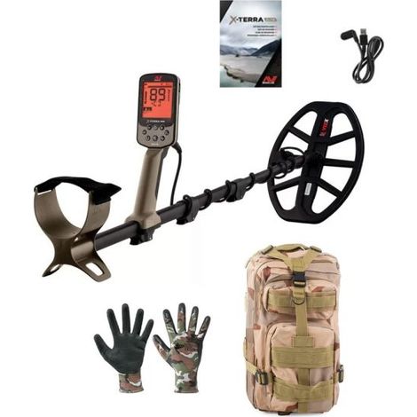 Minelab Metal Detector X-Terra Elite multifrequenza simultanea (Adventure pack)