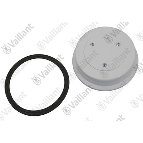 VAILLANT Coperchio, variabile DN 125 con guarnizione attacco a 80 PP (rigido) 80/125 u.w. Vaillant-Nr. , 076169