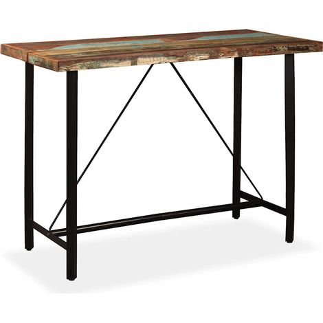 Bartisch Altholz Massiv 150x70x107 cm vidaXL