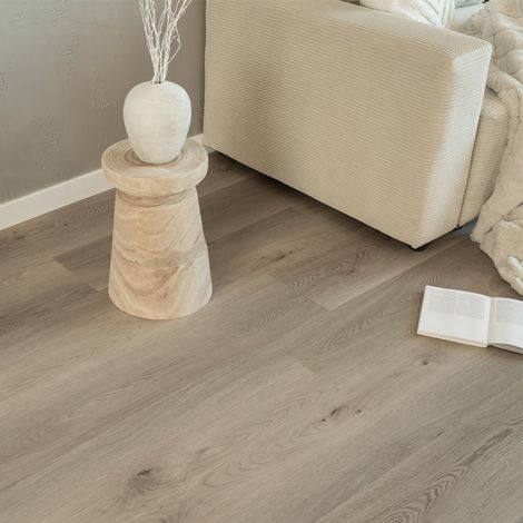 Home Deluxe Suelo vinílico clic con sonido de impacto LOMEA Stone grey - 5 m²