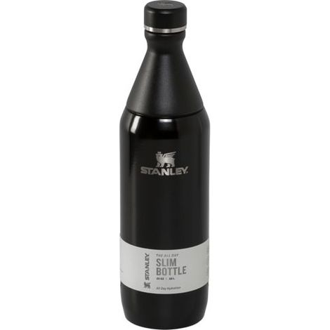 Stanley All Day Slim Flasche schwarz 0,6 L