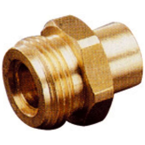 DIPRA - Raccord à souder 2 pièces avec joint diamètre 12 mm - Écrou 20/150
