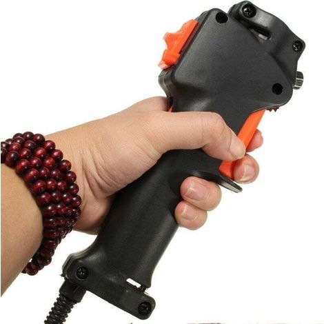 Interrupteur de poignée de commande de débroussailleuse pour débroussailleuse, câble de déclenchement d'accélérateur,
